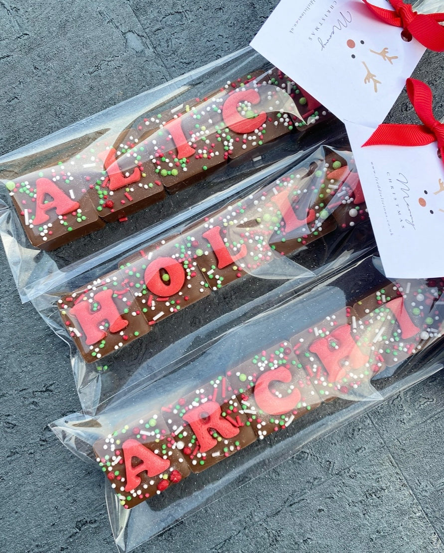 Personalised Square Letter Chocolates