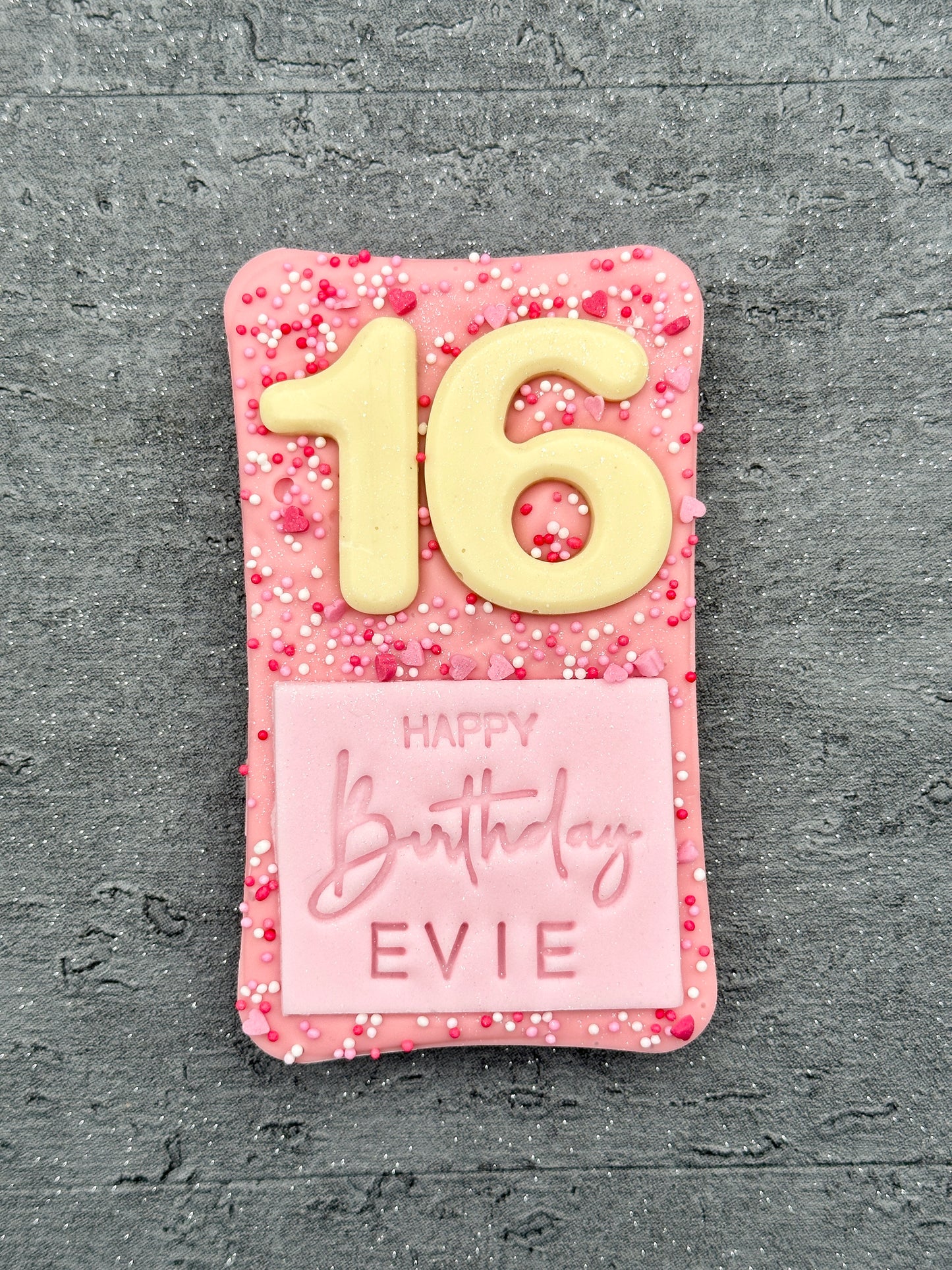 Number Birthday Chocolate Bar