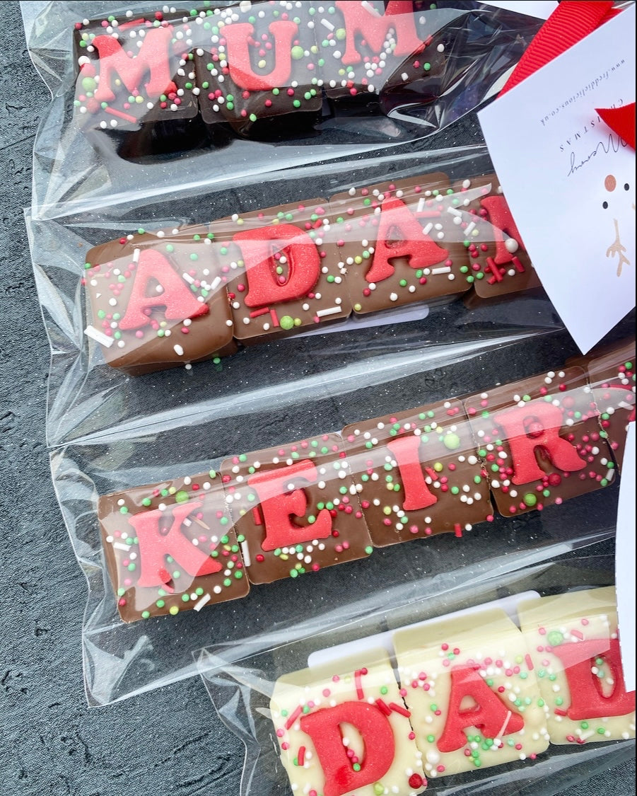 Personalised Square Letter Chocolates