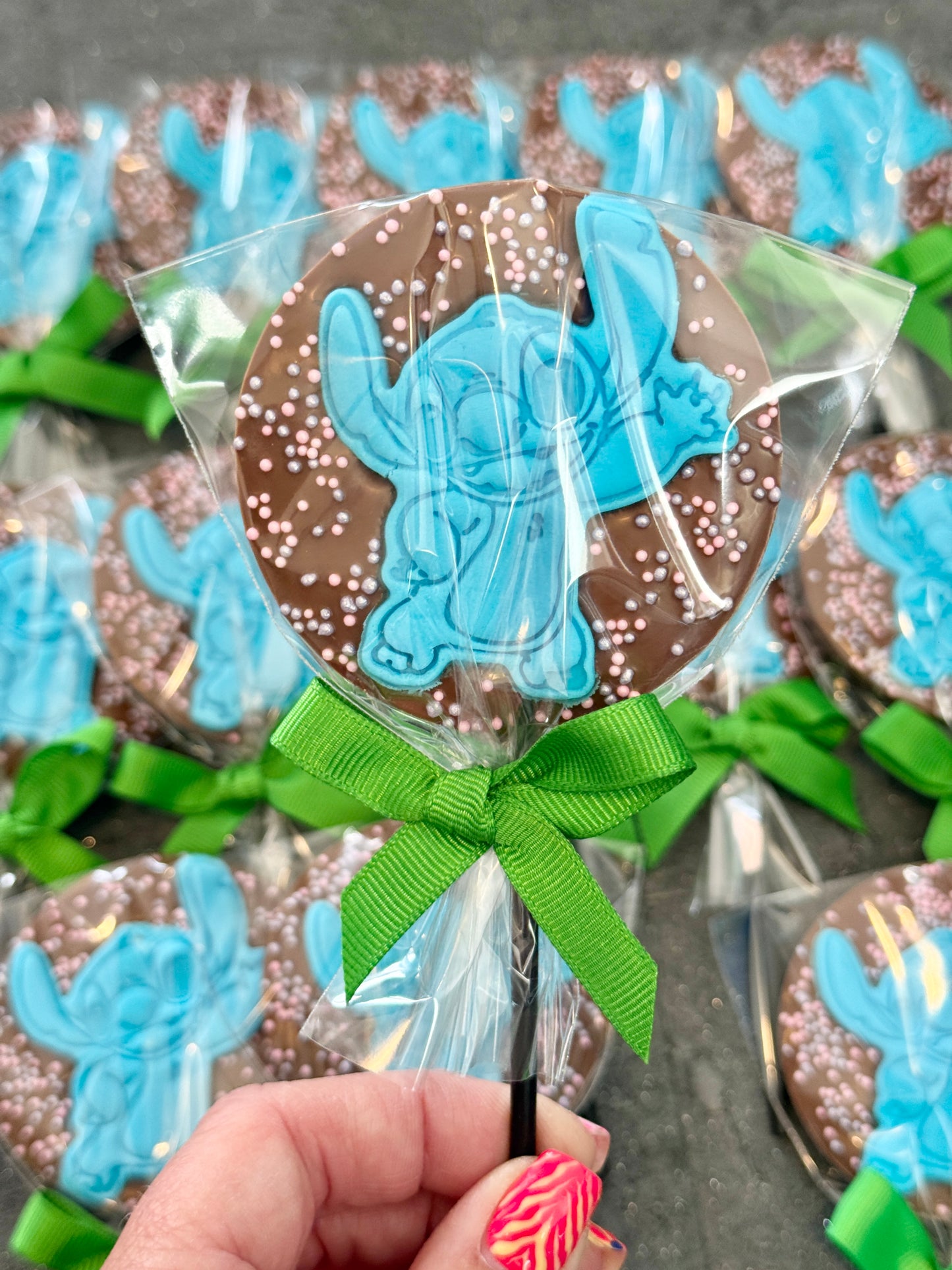 Stitch Fondant Lollipop