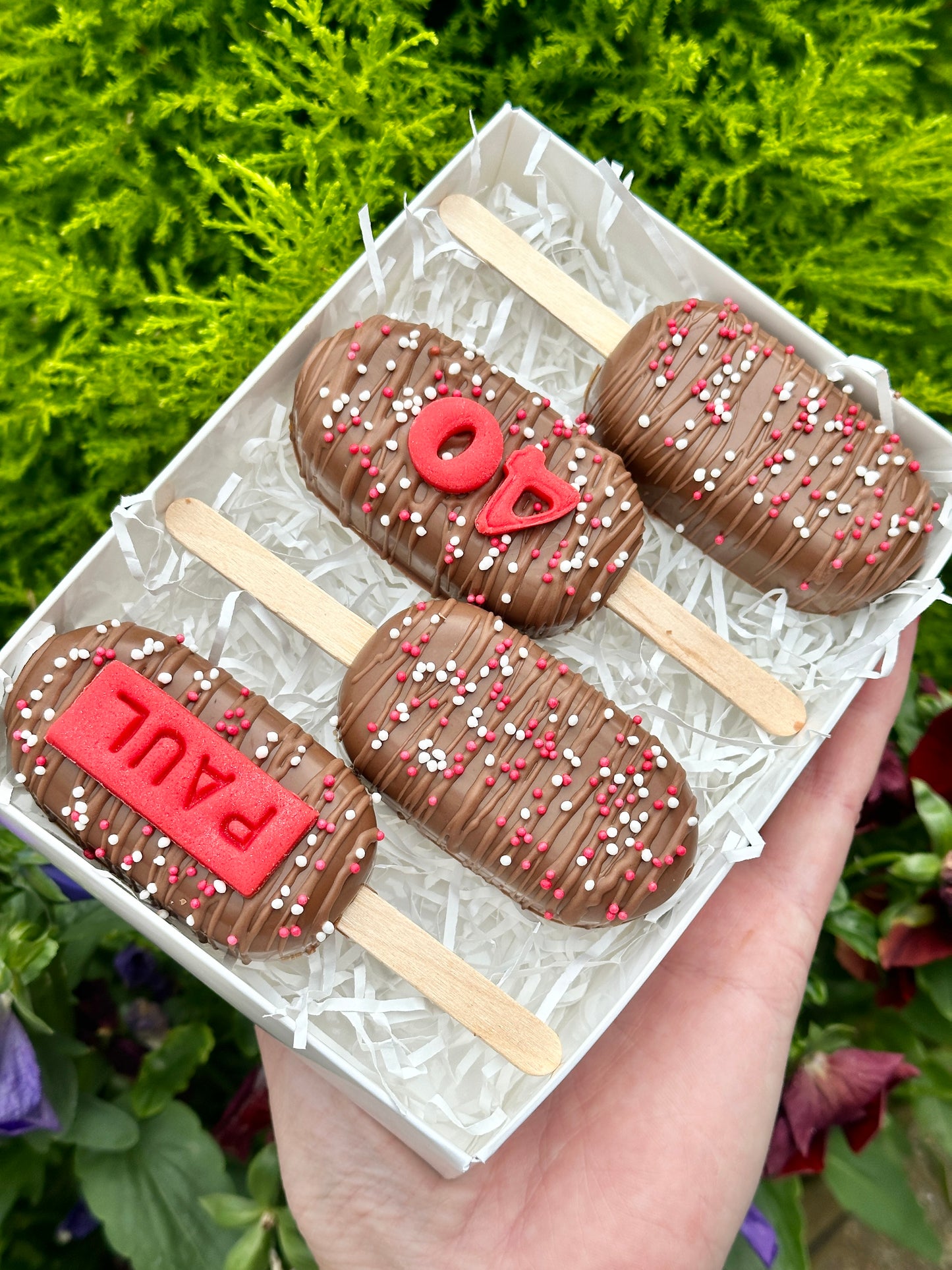 Personalised Birthday Chocolate Pops Gift Box