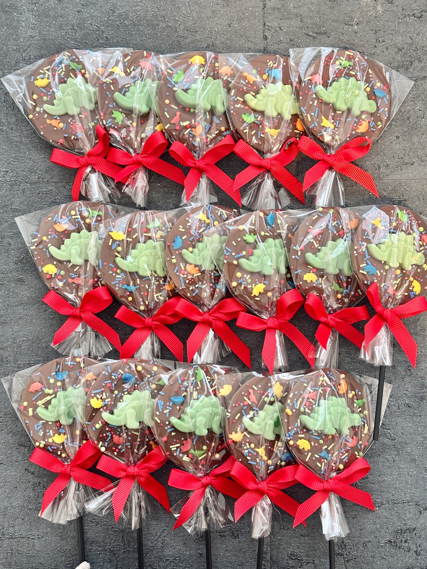 Dinosaur Chocolate Lollipop