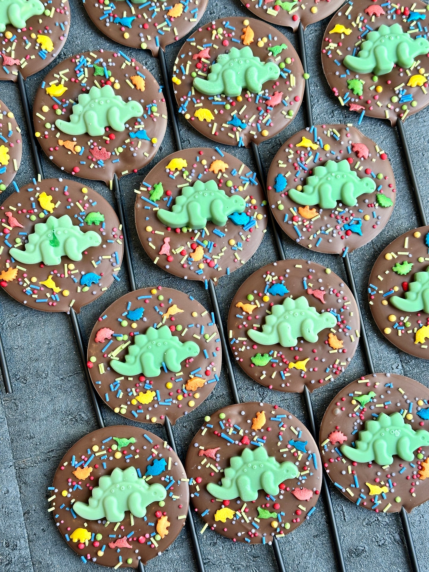 Dinosaur Chocolate Lollipop