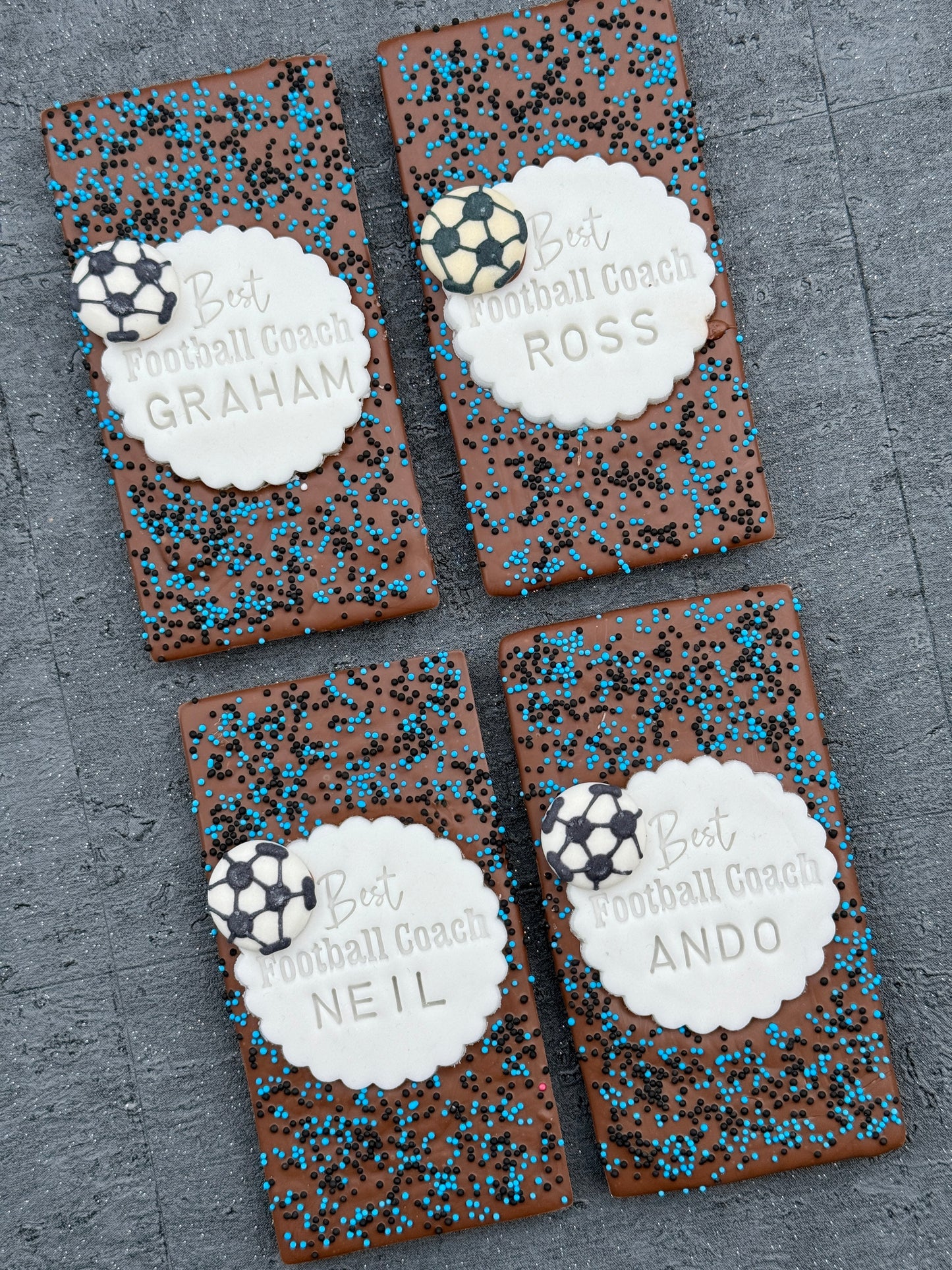 Best Football Coach Chocolate Bar