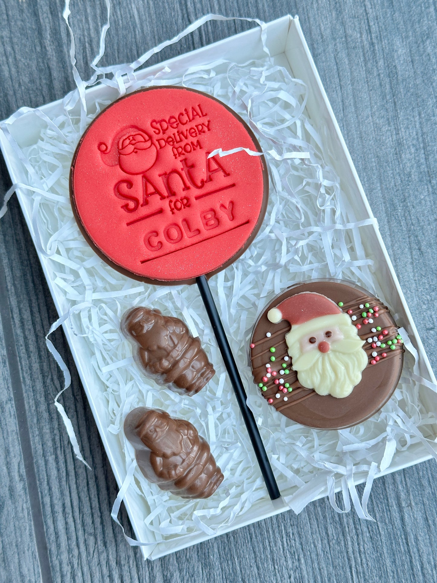 Small Personalised Special Delivery Christmas Gift Box