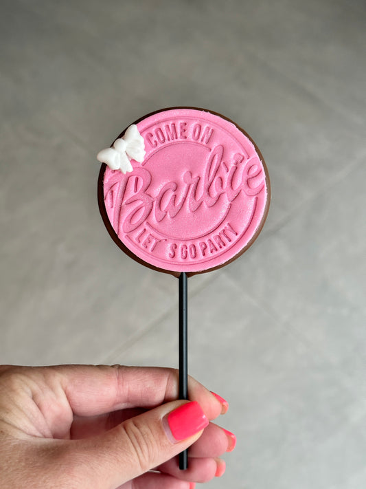 Small Round Barbie Lollipop