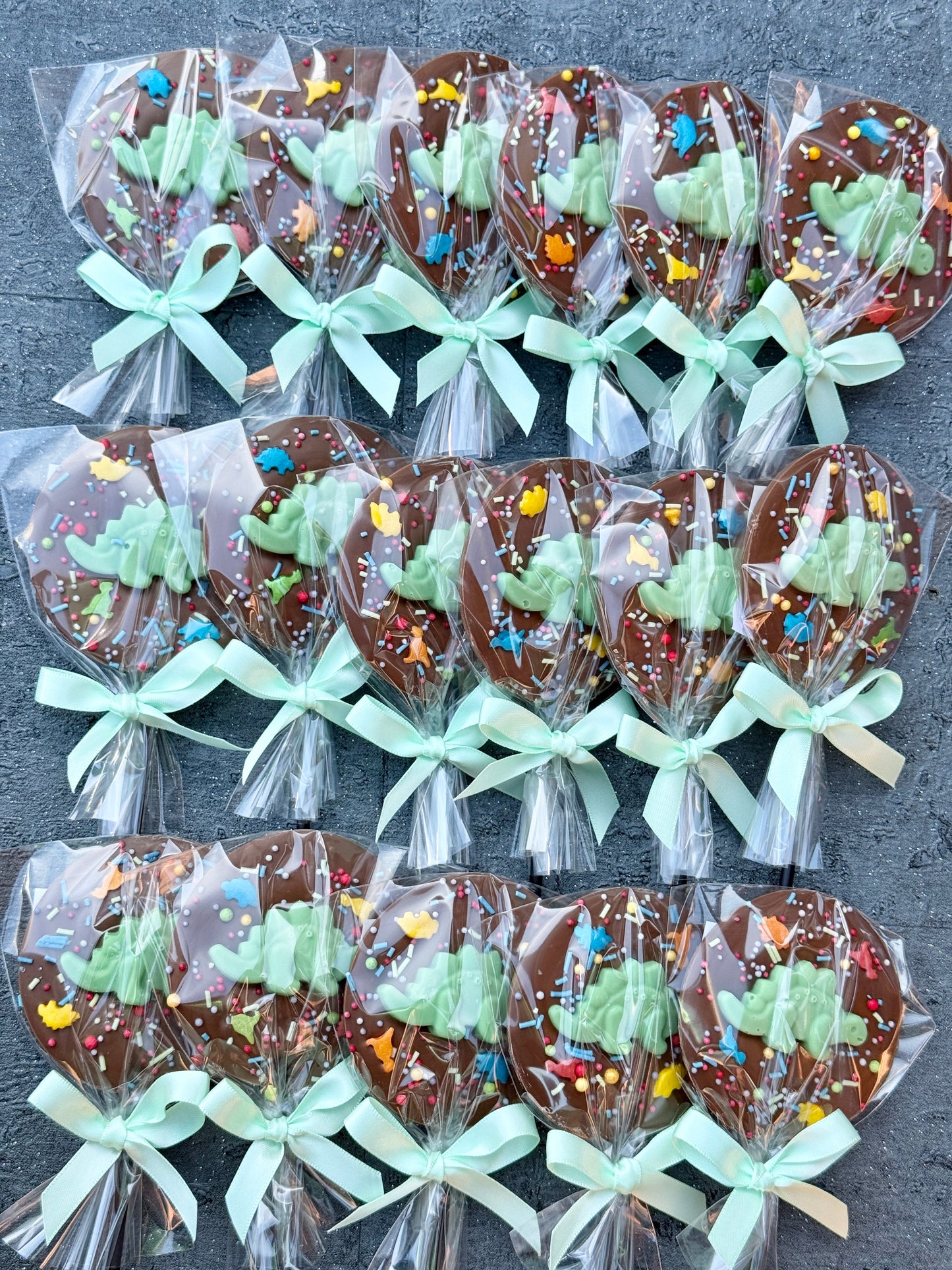 Dinosaur Chocolate Lollipop