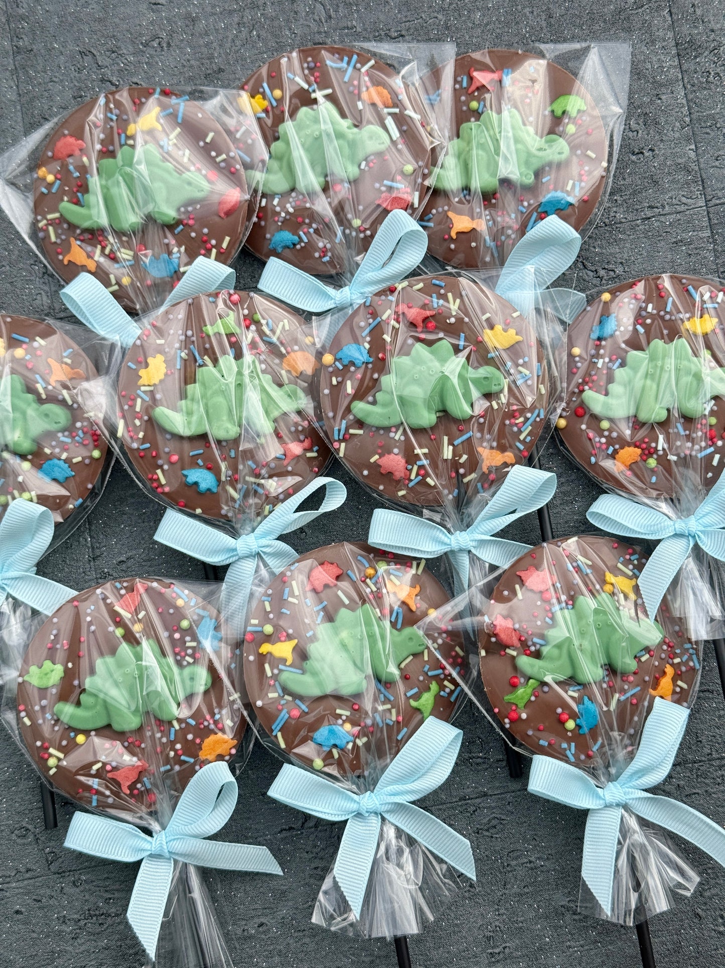 Dinosaur Chocolate Lollipop