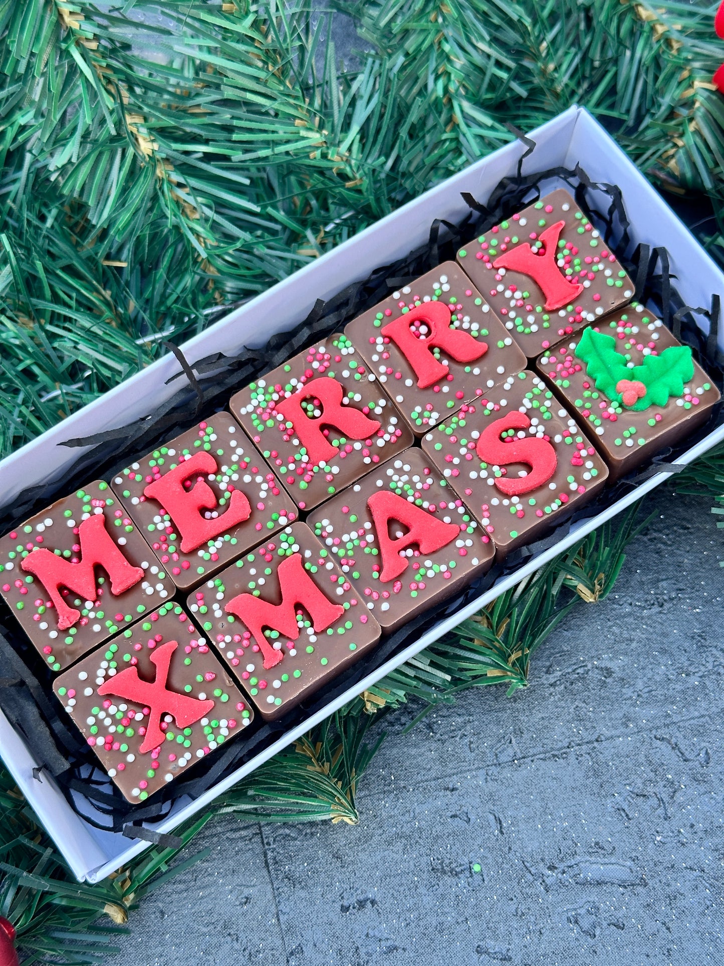 Merry Xmas Chocolates Box