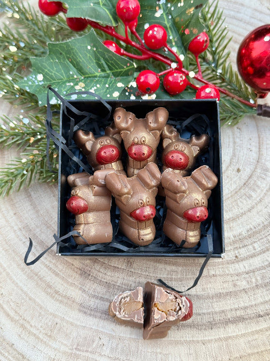 *New* Salted Caramel Rudolph Chocolates