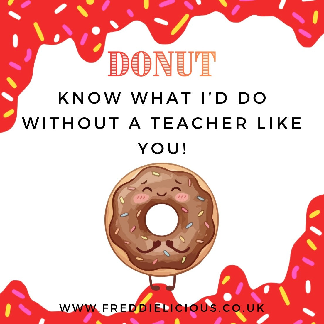 *New* Teacher Donut Gift Box