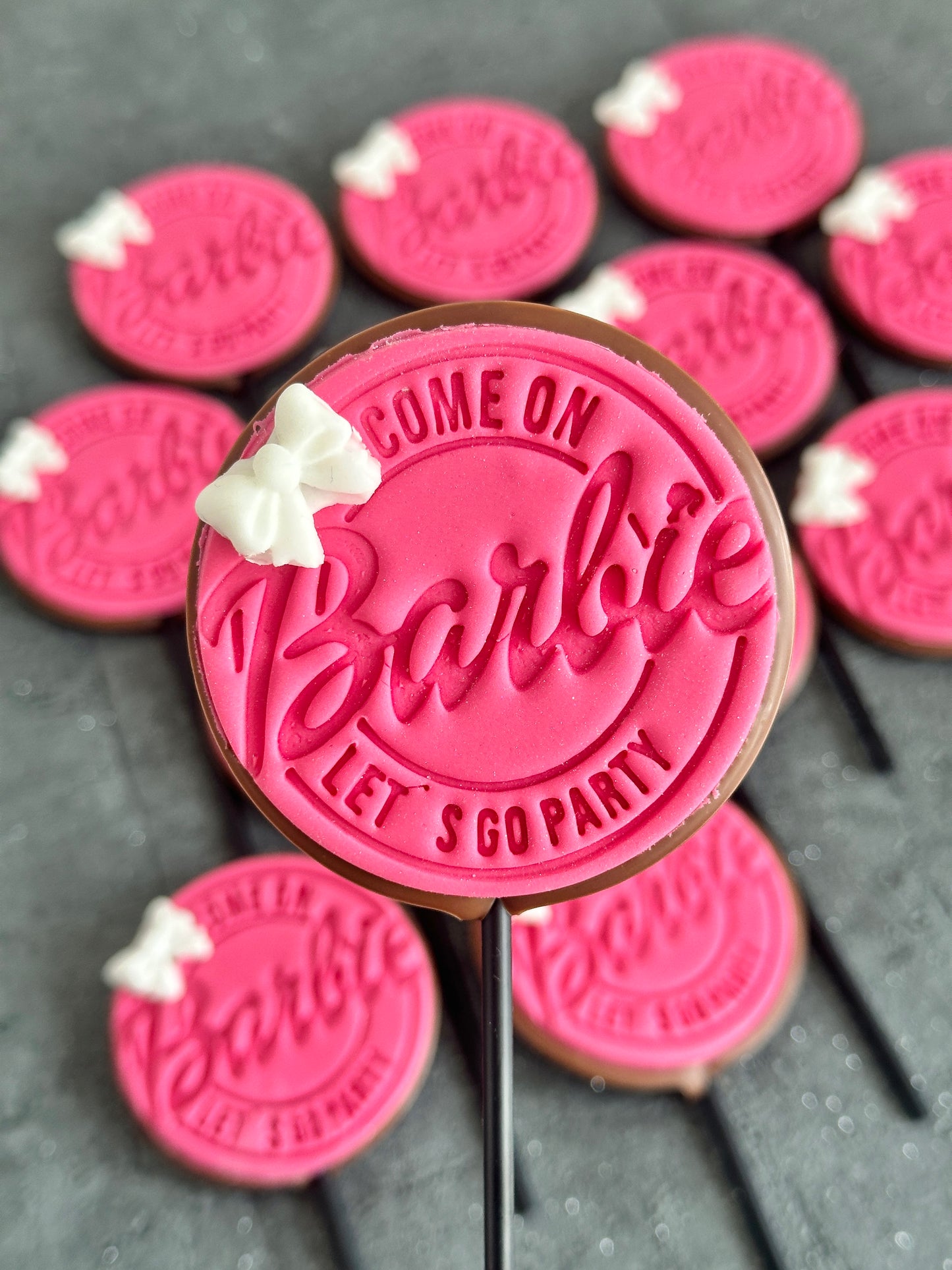Small Round Barbie Lollipop