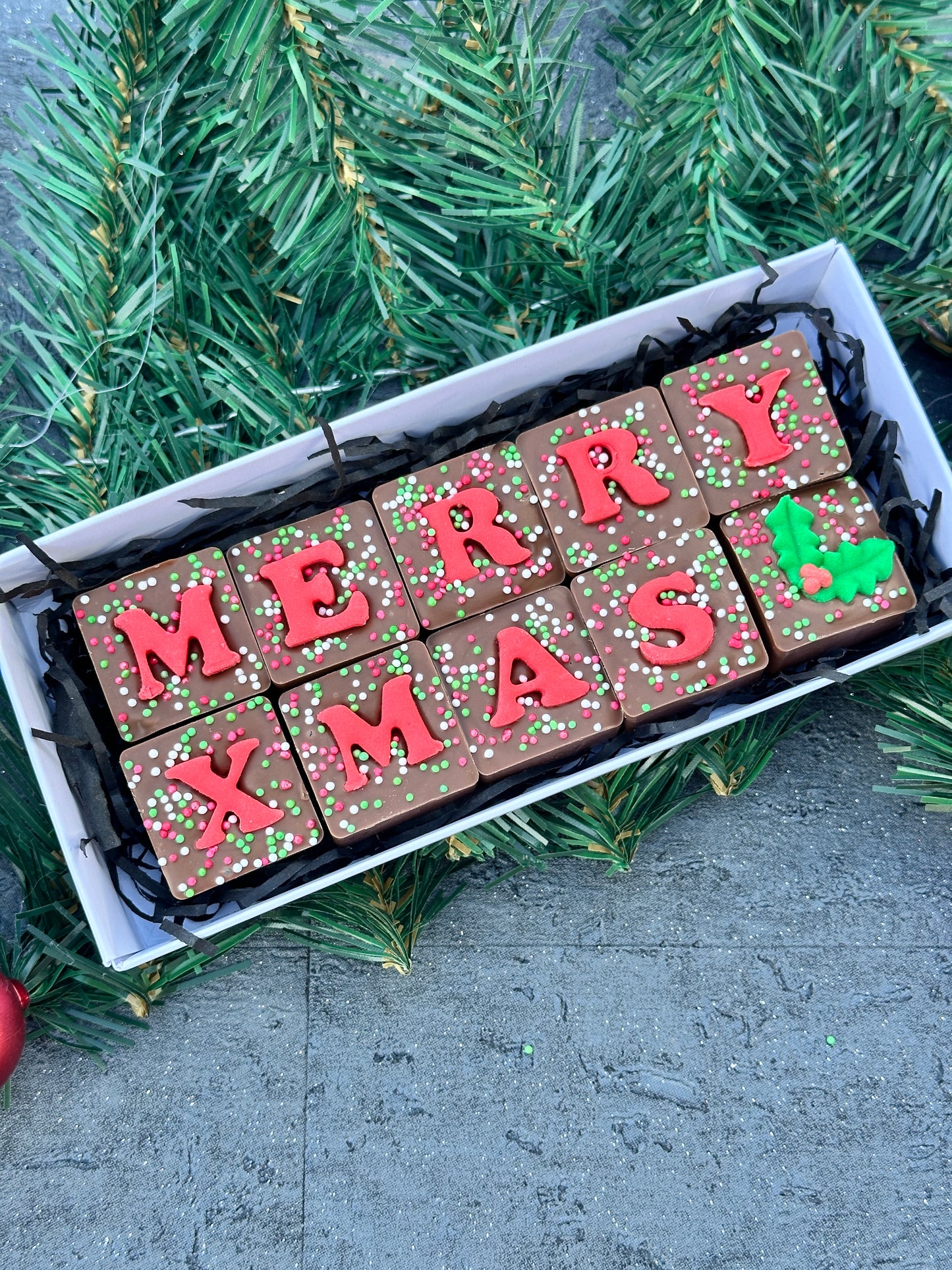 Merry Xmas Chocolates Box