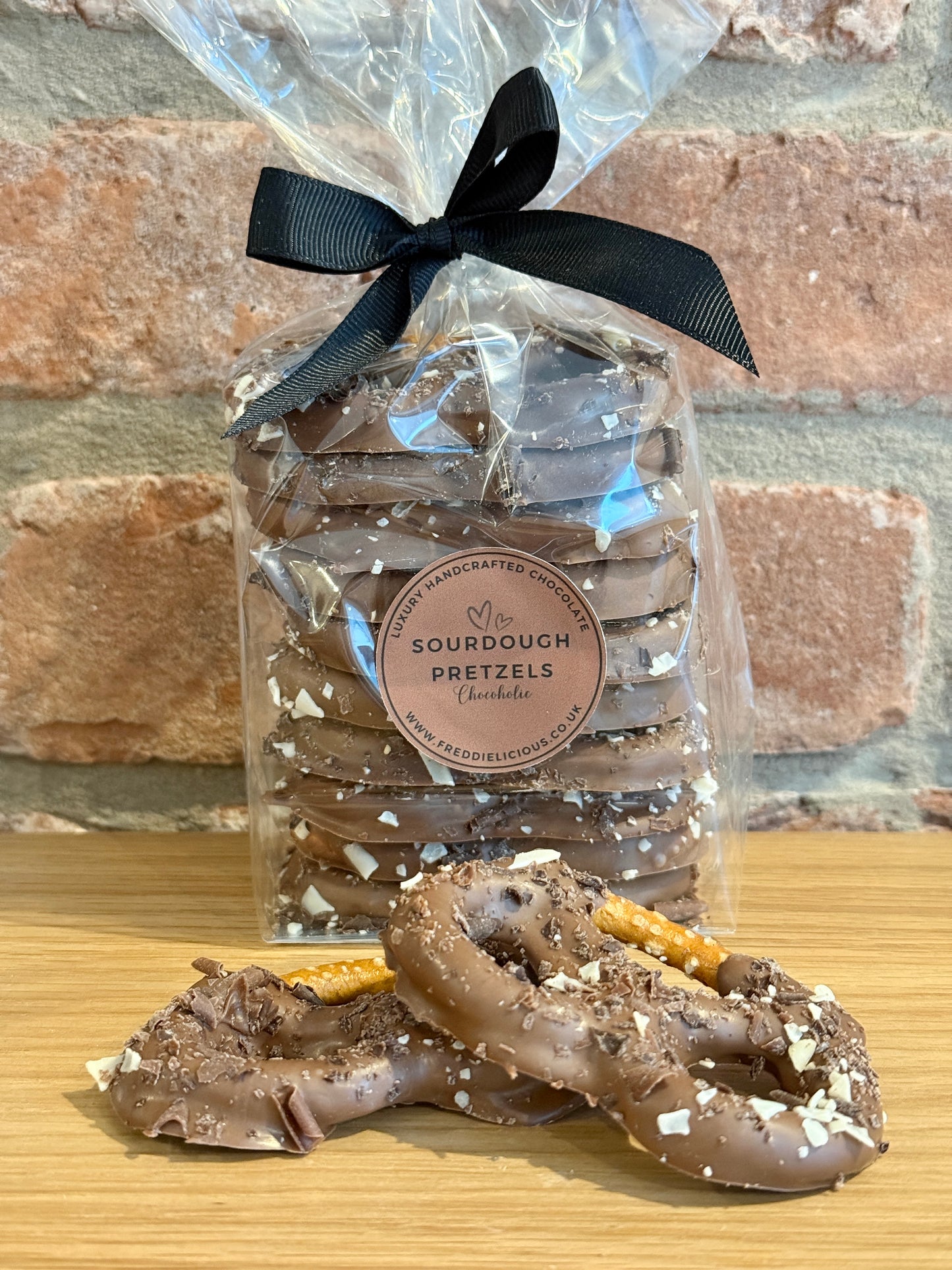 Giant Sourdough Chocolate Pretzels