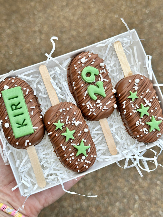 Personalised Birthday Chocolate Pops Gift Box