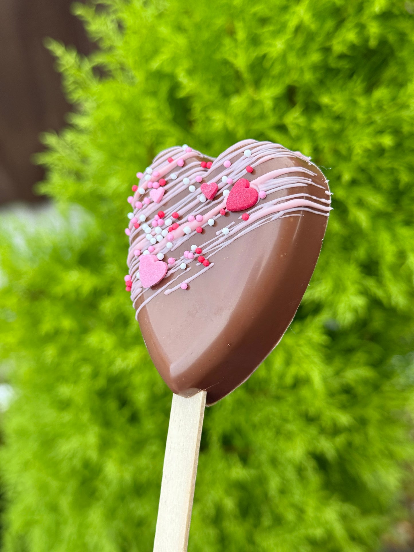 Valentine’s Heart Chocolate Brownie Pop (Single)