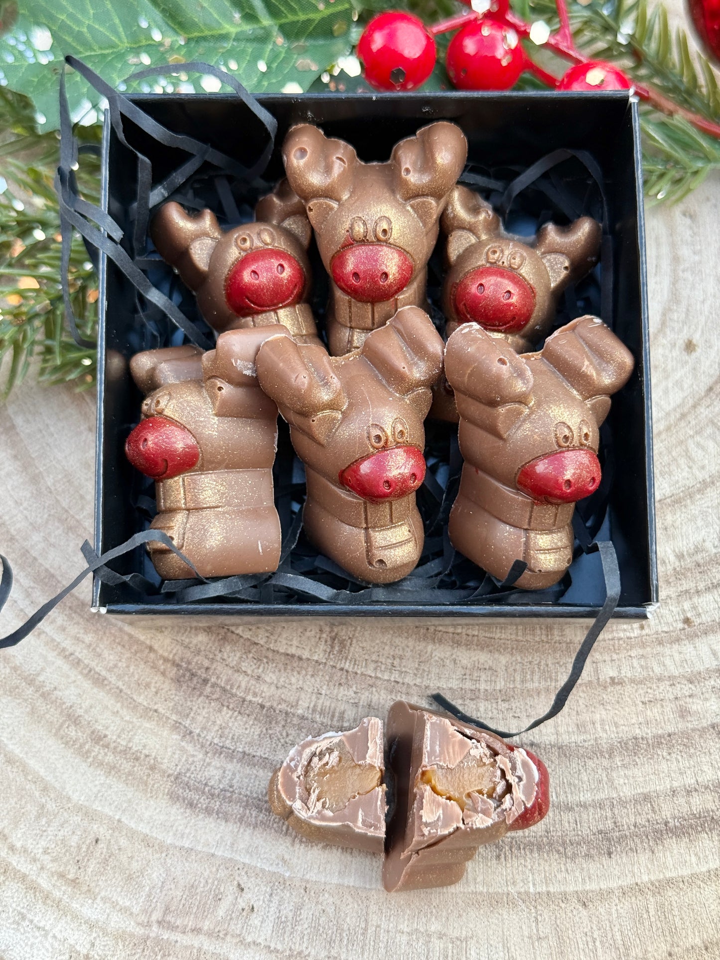 *New* Salted Caramel Rudolph Chocolates