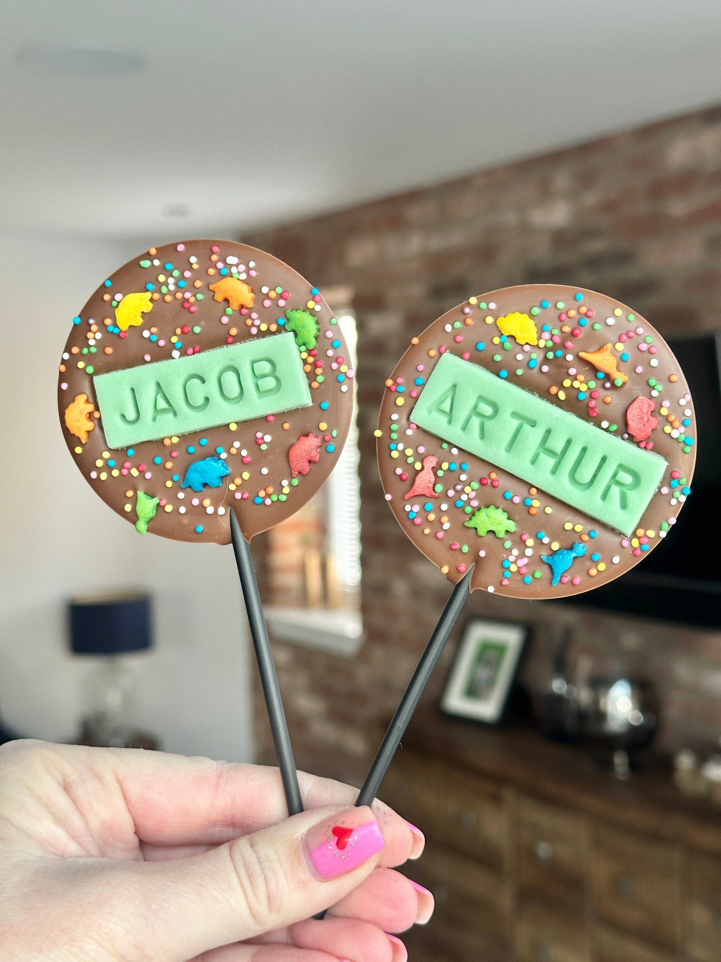 Personalised Round Lollipop