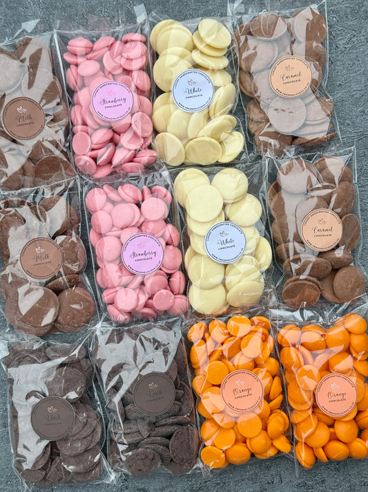 Belgian Chocolate Button Bags