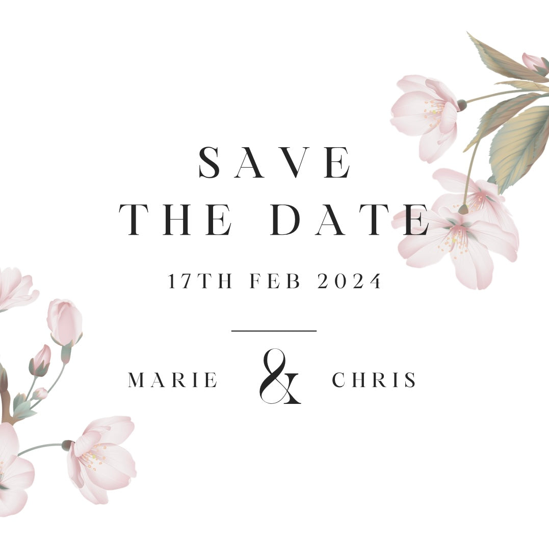 Small ‘Save the Date’ Fondant Topper Lollipop