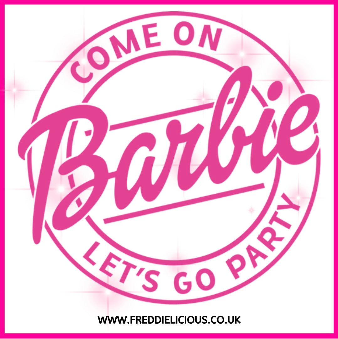 Large Barbie Heart Lollipop