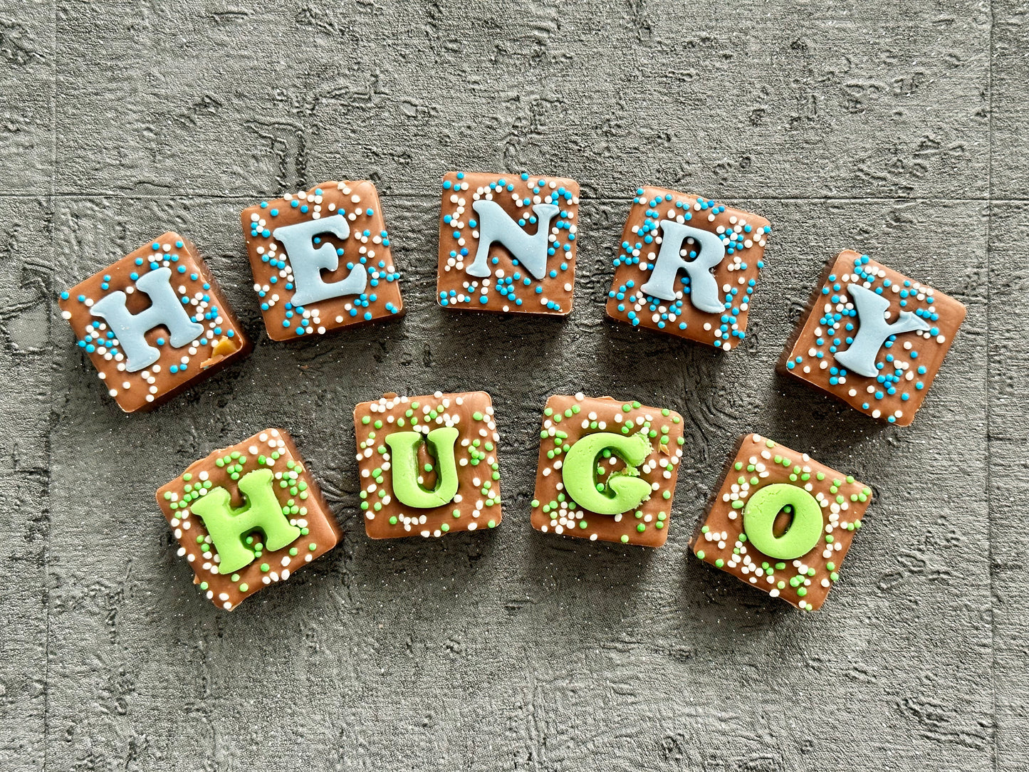 Personalised Square Letter Chocolates