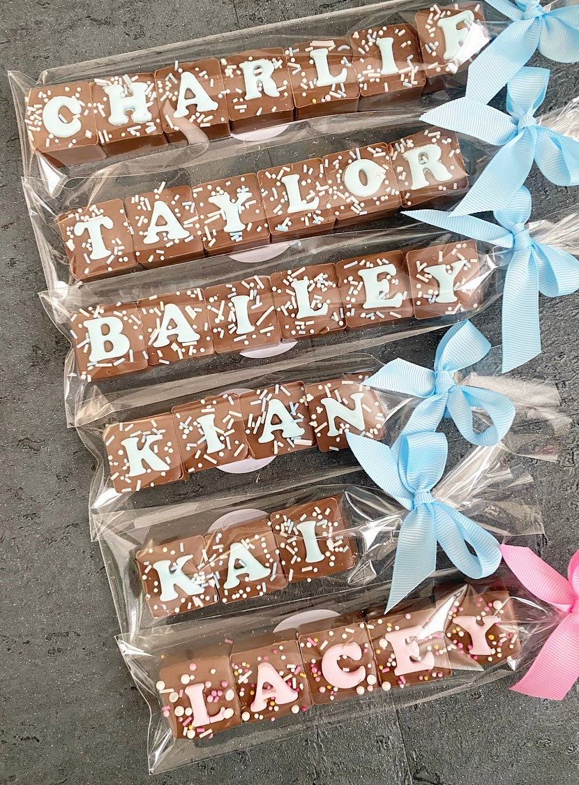 Personalised Square Letter Chocolates