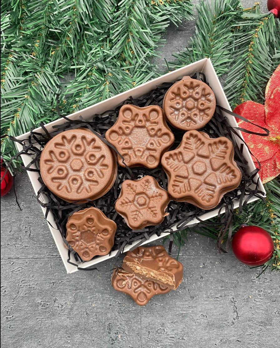 Christmas Chunky Snowflake Chocolates