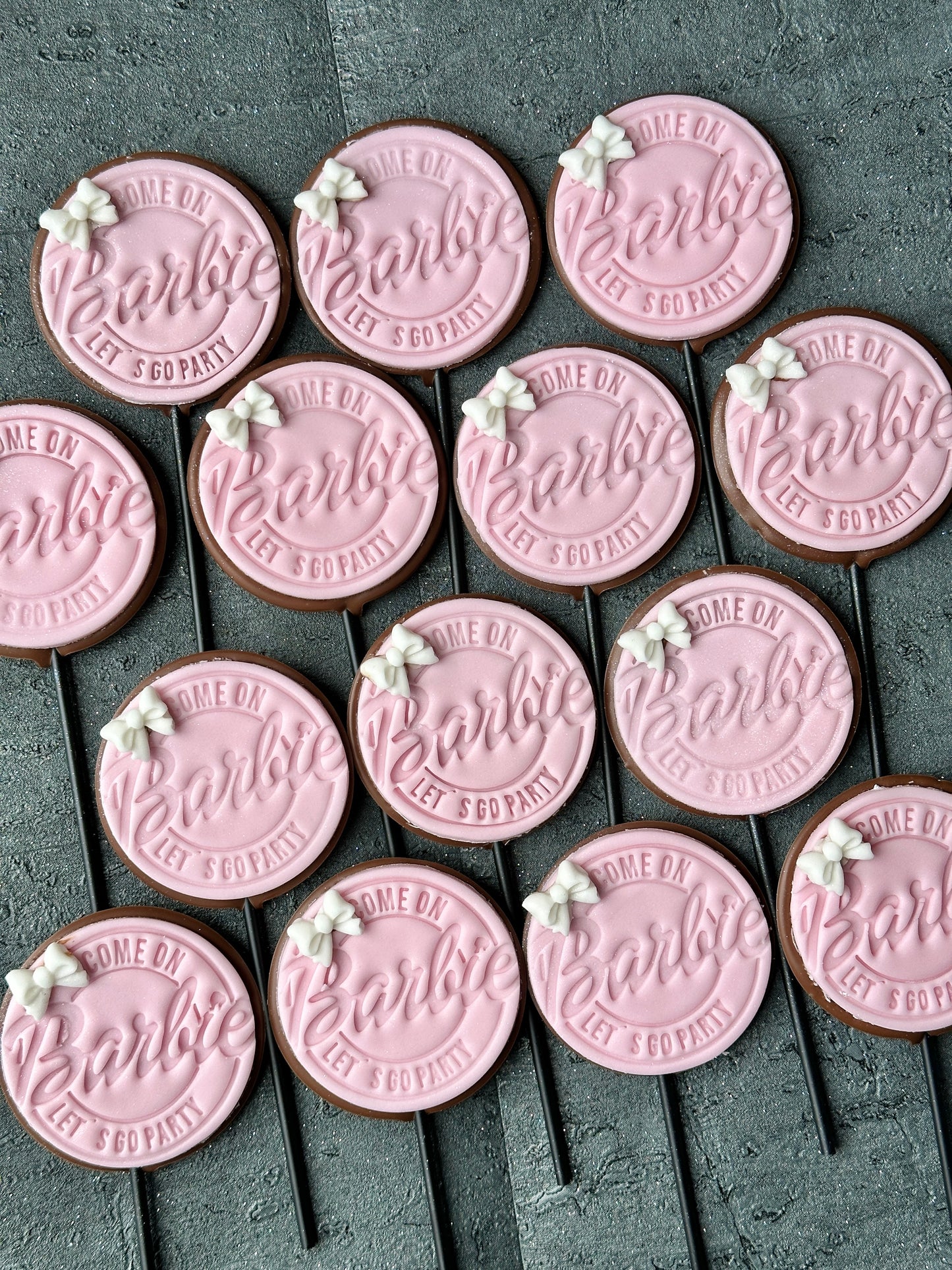 Small Round Barbie Lollipop