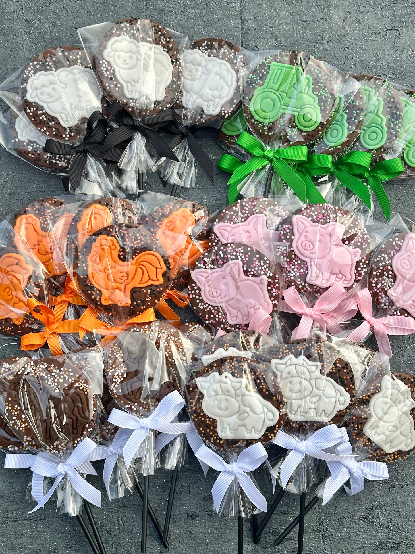 Farm Yard Fondant Lollipop