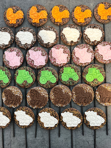 Farm Yard Fondant Lollipop