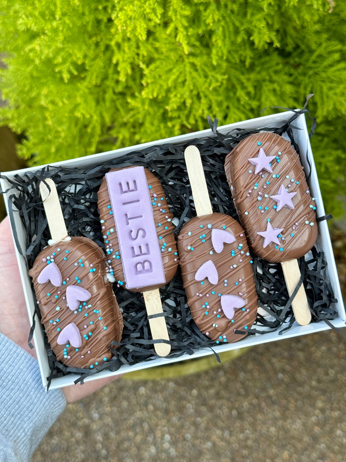 Personalised Birthday Chocolate Pops Gift Box