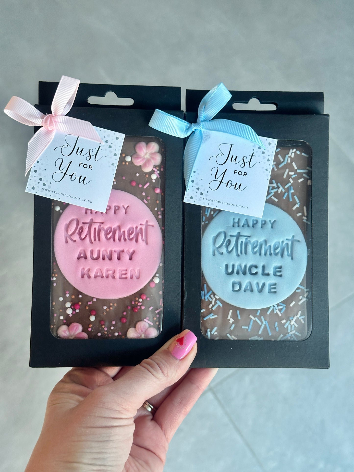 Happy Retirement Chocolate Bar