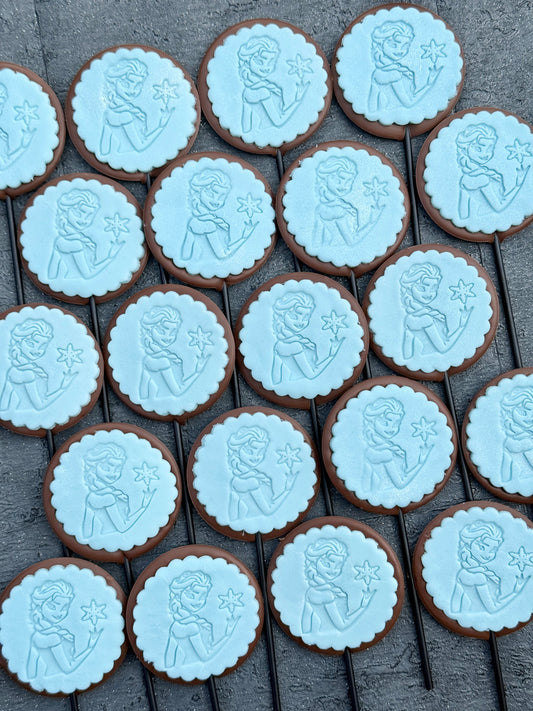 Frozen Elsa Fondant Lollipop