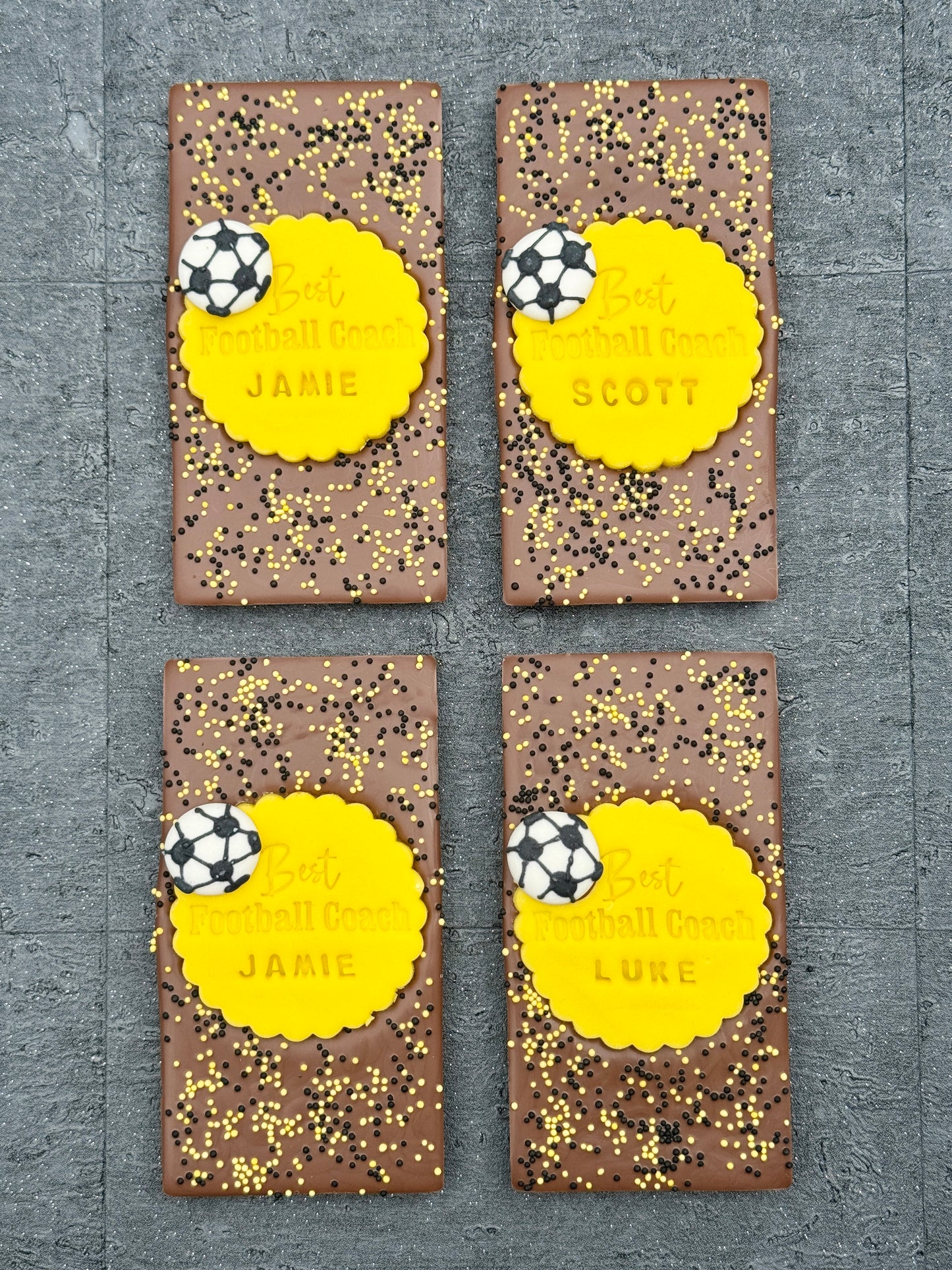 Best Football Coach Chocolate Bar