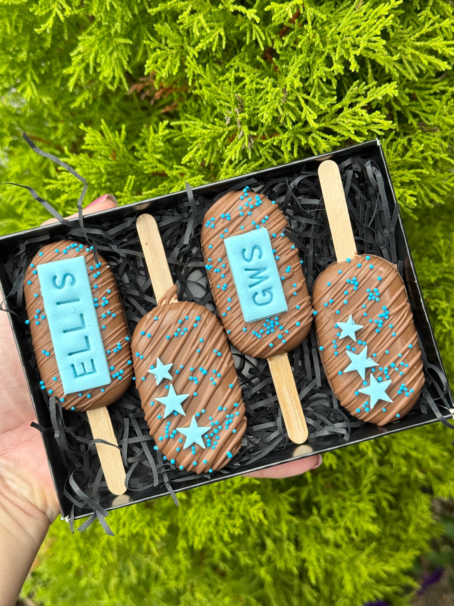 Personalised Birthday Chocolate Pops Gift Box