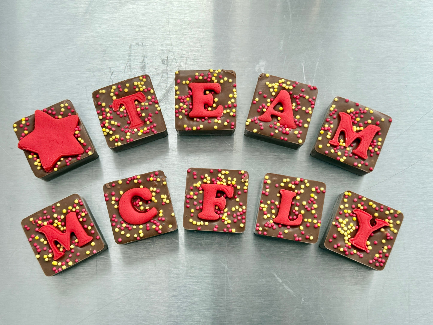 Personalised Square Letter Chocolates