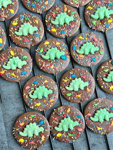 Dinosaur Chocolate Lollipop