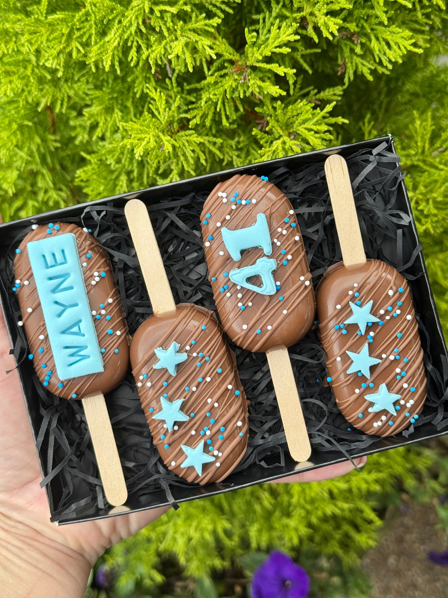 Personalised Birthday Chocolate Pops Gift Box