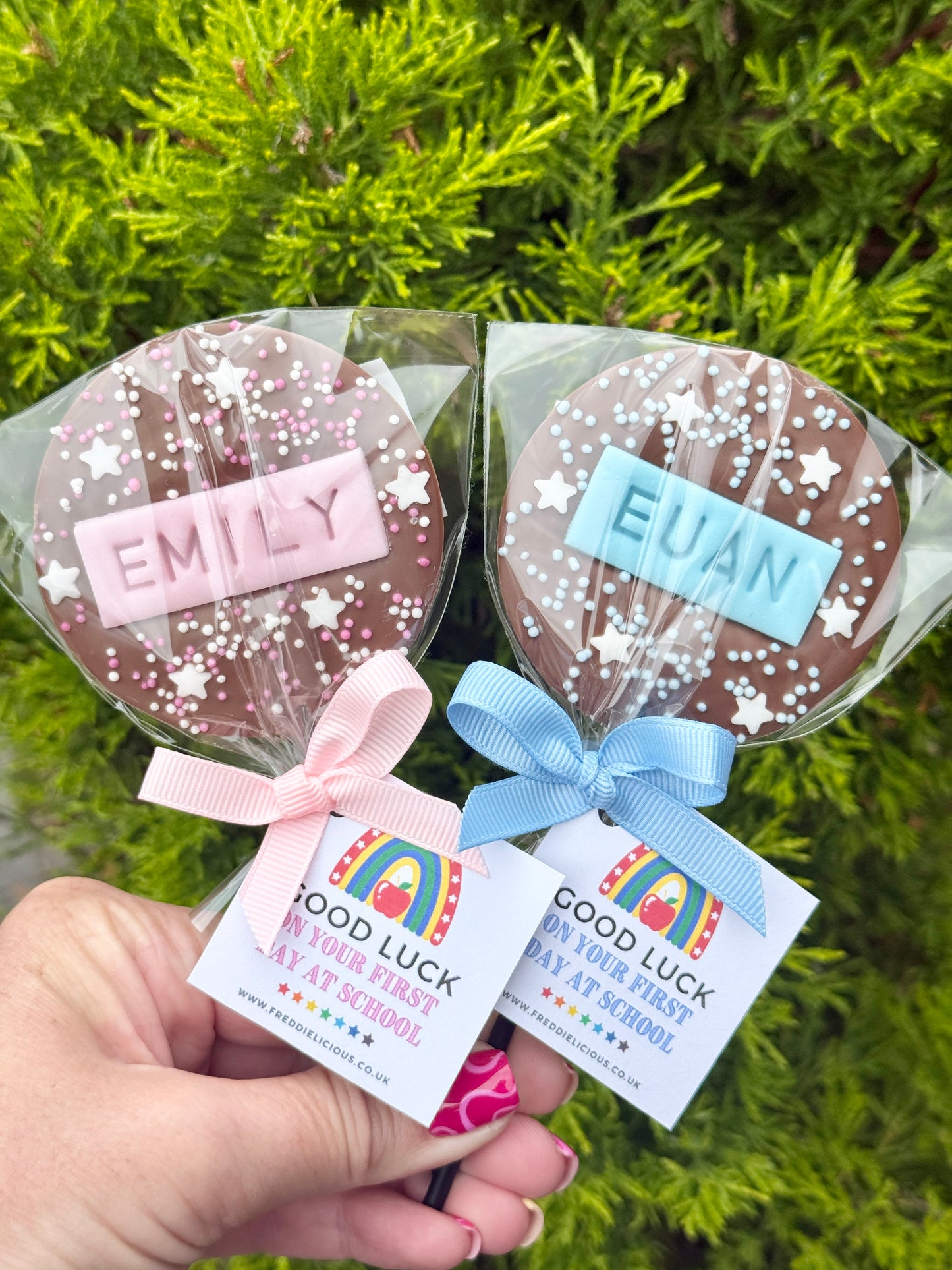 * BACK TO SCOOL* Personalised Round Lollipop