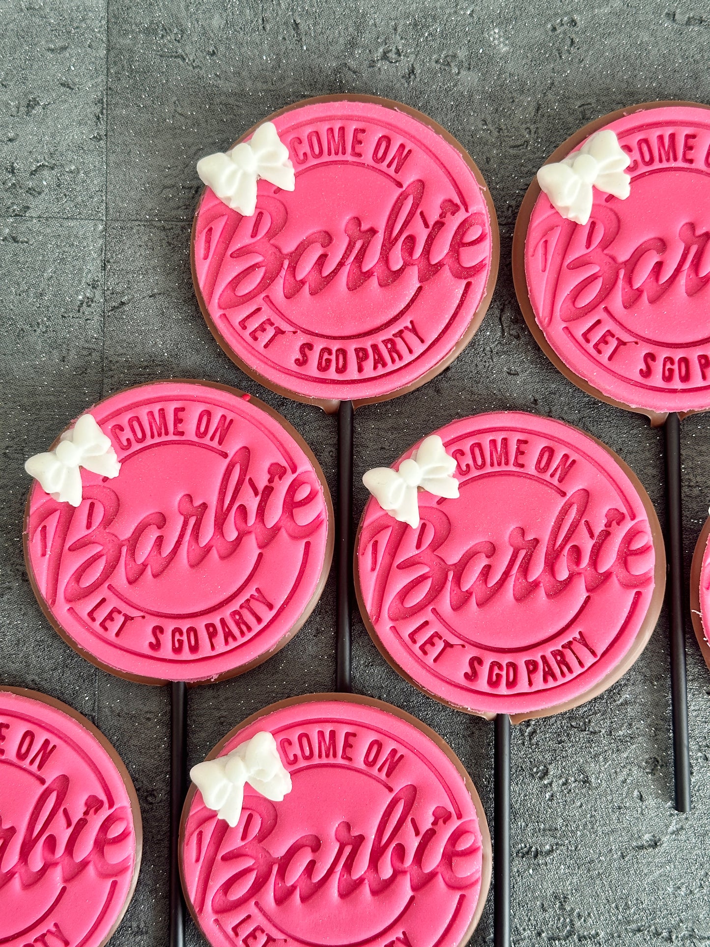 Small Round Barbie Lollipop