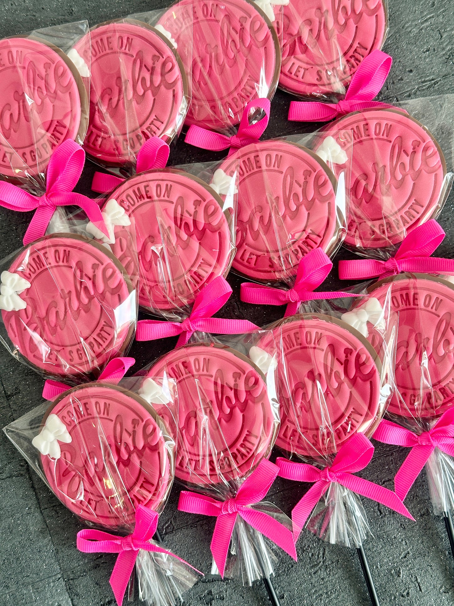 Small Round Barbie Lollipop