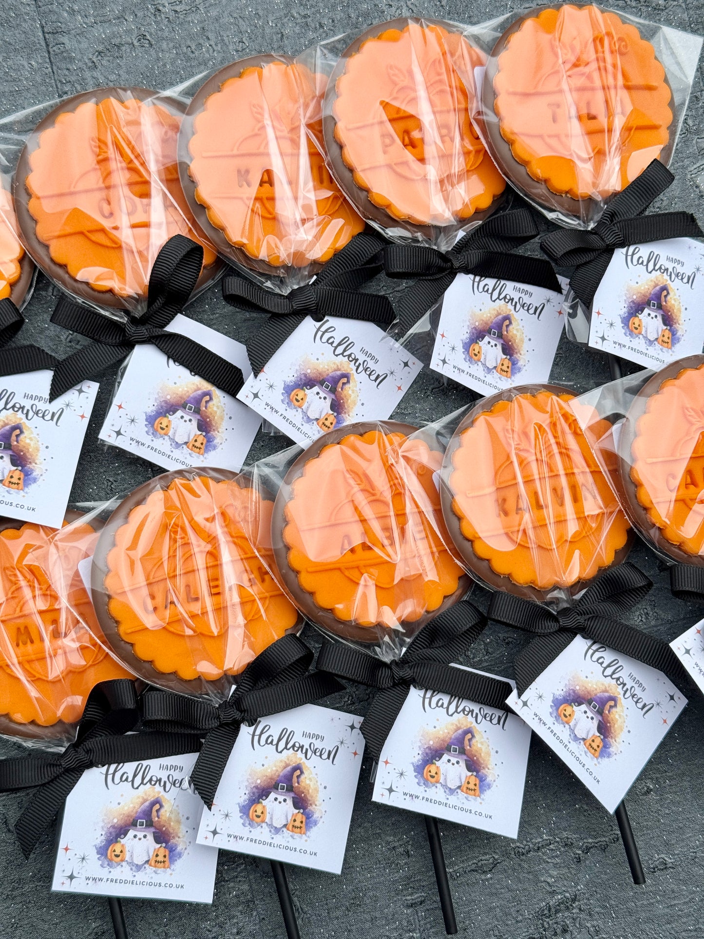 Personalised Halloween Round Lollipop