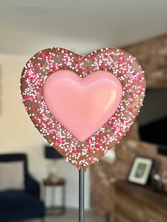 Valentine’s Large Double Heart Lollipop