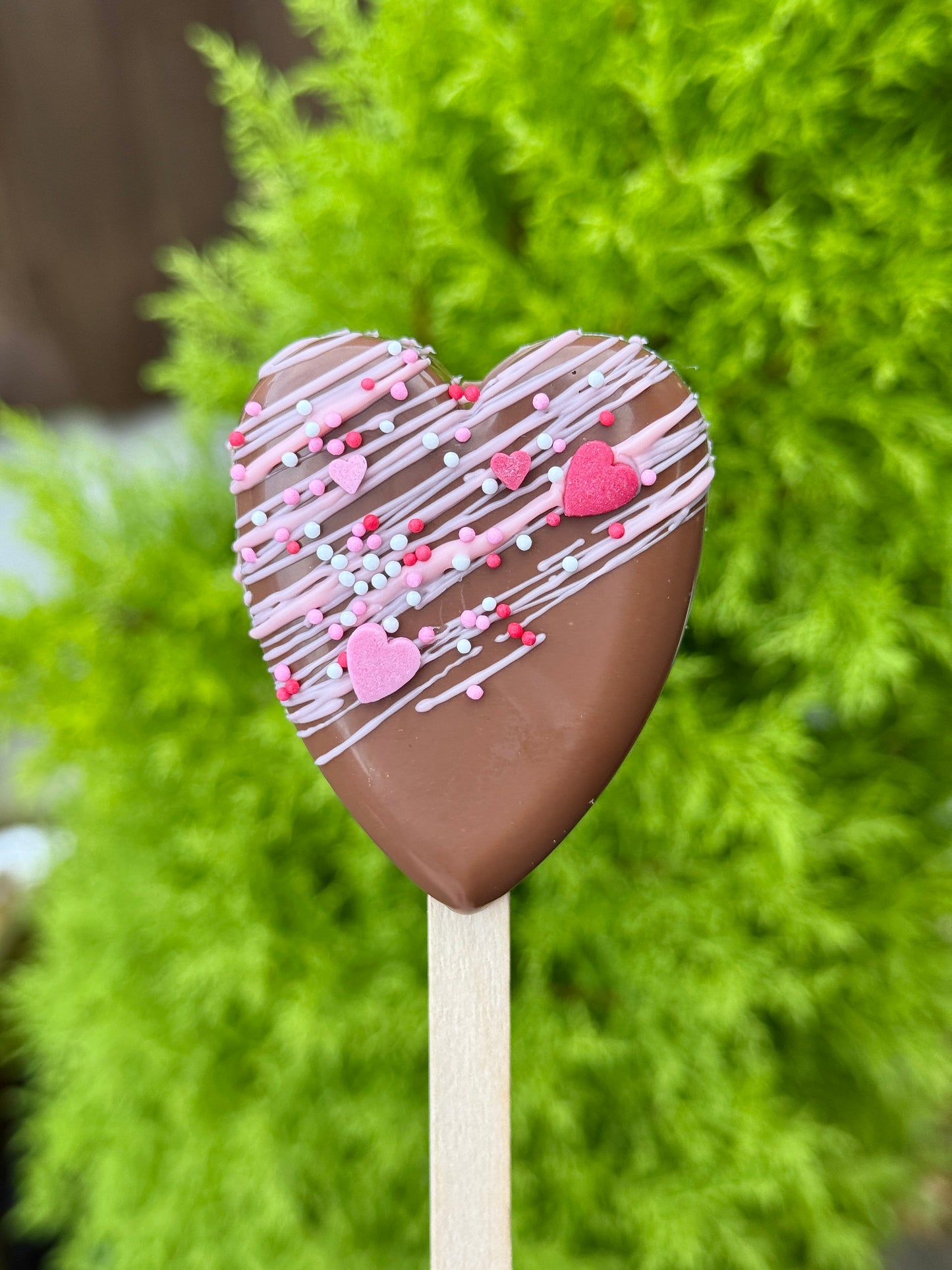Valentine’s Heart Chocolate Brownie Pop (Single)