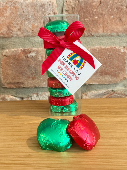 Teacher Foiled Apple Chocolates Gift Box