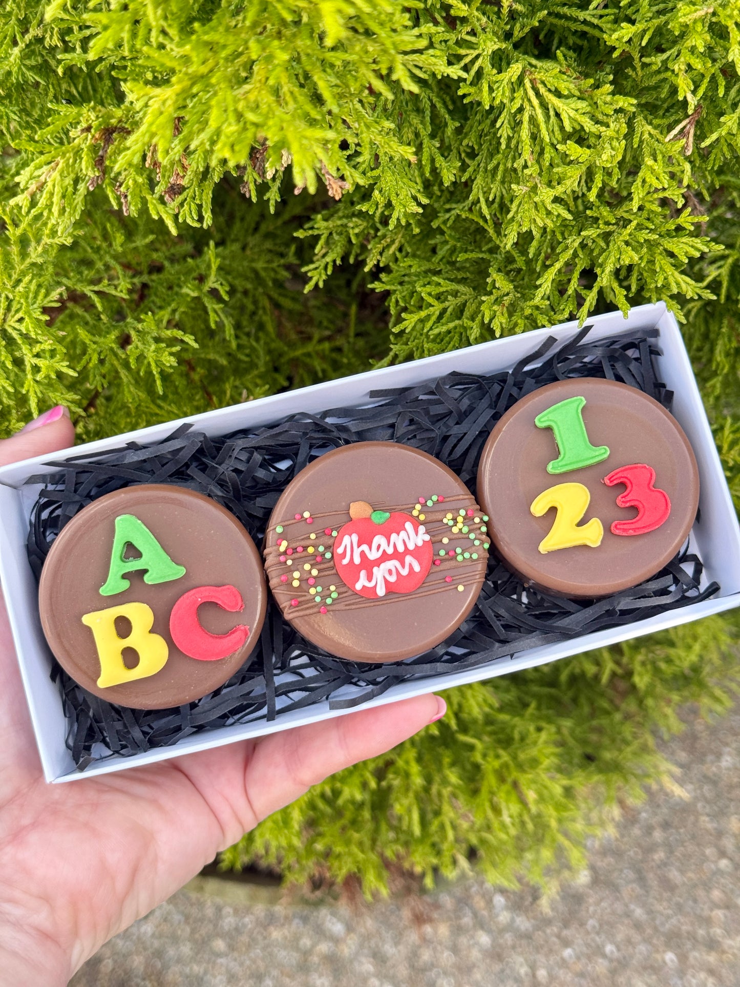 *New* Teacher 3 Chocolate Covered Biscuits Gift Box