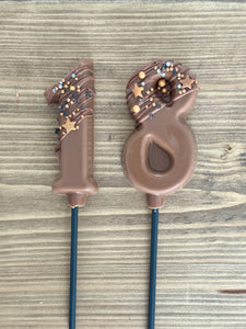 Birthday Cake Number Toppers