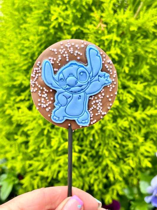 Stitch Fondant Lollipop