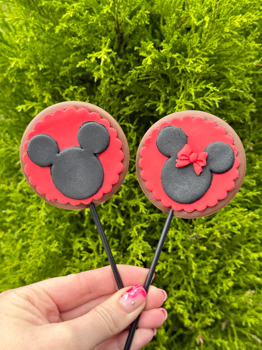 Minnie & Micky Mouse Round Lollipop
